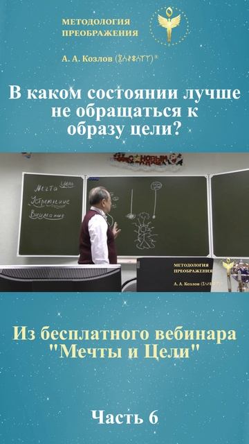 Древо Целей, ведет Александр Козлов, автор "Методологии Преображения"