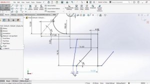 SolidWorks advanced sketch exercise#3