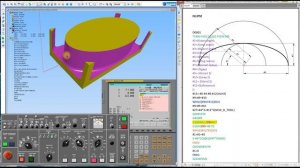 Fanuc. Macro. Ellipse. Ellipse with radius edge. CNC practicum.102