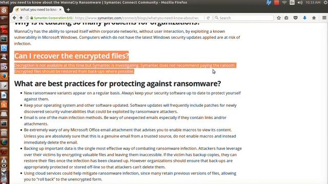 WannaCry RansomeWare Cyber Attact spread like Plague смотреть онлайн
