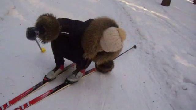 Маша упала на лыжах смотреть онлайн