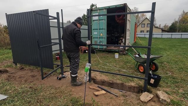 6 часов мучений за полчаса видео. Вешаю калитку.
И так сойдёт!