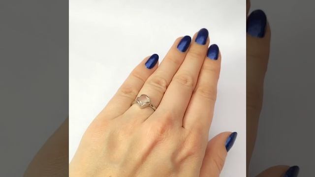 Серебряное кольцо с Горным хрусталем смотреть онлайн