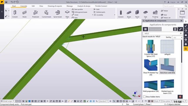 How to Create Roof top Mountable Billboards part-1 in Tekla Structures смотреть онлайн