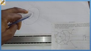 Spanner 3 - tangency in | Technical drawing | Engineering drawing