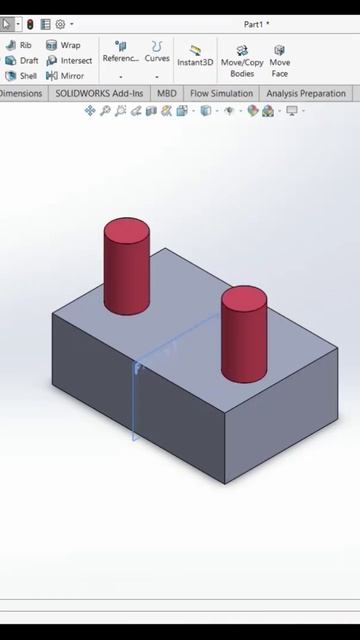 Important tip of mirror #solidworks #shorts #mirror