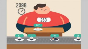 Накорми толстяка. Веселая обучающая математике игра