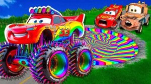 Машинки летают и прыгают! Развивающие мультики Машины помощники. Мультфильмы про машинки