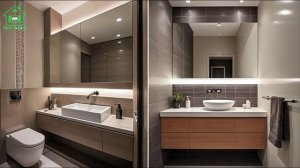 Дизайн санузла совмещенного и раздельного в современном стиле 🛀🏻🚽🚿 (34)