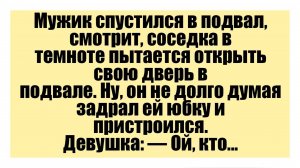 Ну, он не долго думая задрал ей юбку и пристроился - Смешные анекдоты