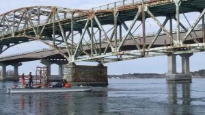 First Deployment of Turbine at UNH-CORE Tidal Energy Test Site on February 16, 2009