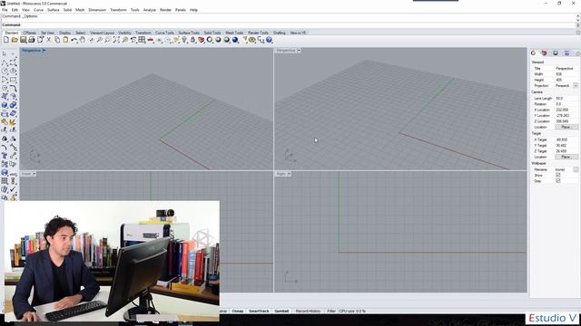 La barra de comandos - Rhinoceros 5 - 2017 смотреть онлайн