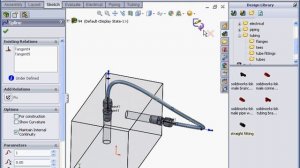 SolidWorks Routing Video Tutorial - Flexible Tubing