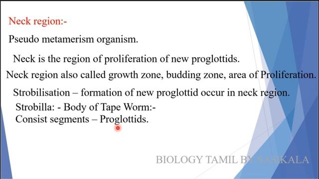TN PG TRB ZOOLOGY 2021- UNIT - 1  STRUCTURE  LIFE HISTORY OF TAPEWORM IN BIOLOGY TAMIL BY SASIKALA