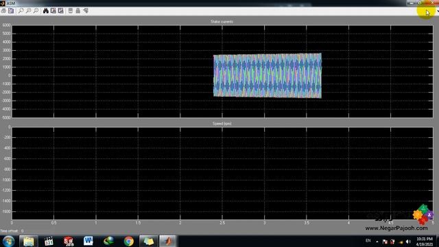 Emergency Diesel Generator and Asynchronous Motor  -MATLAB