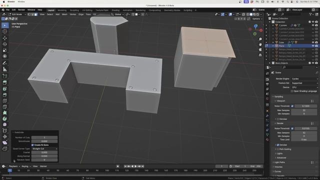 Custom Screw Placement in Blender with Fluent смотреть онлайн