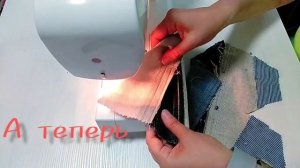 Кепка из джинсовых лоскутов своими руками.