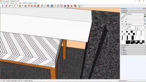 How to make 4 seater dining table | simple interior design | SketchUp Tutorial