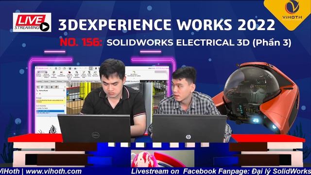 SOLIDWORKS [No.156] - SOLIDWORKS ELECTRICAL 3D 2022 (Phần 3) | VIHOTH CORP.