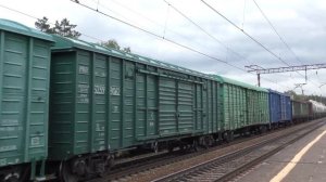 Электровоз ВЛ80С-1496 с грузовым поездом