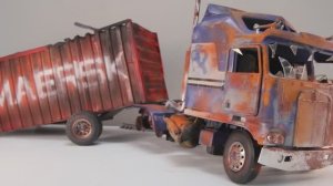 ПОЛНАЯ РЕСТАВРАЦИЯ И ВОССТАНОВЛЕНИЕ  ТРЕЙЛЕРА С ПРИЦЕПОМ KENWORTH K200!!!