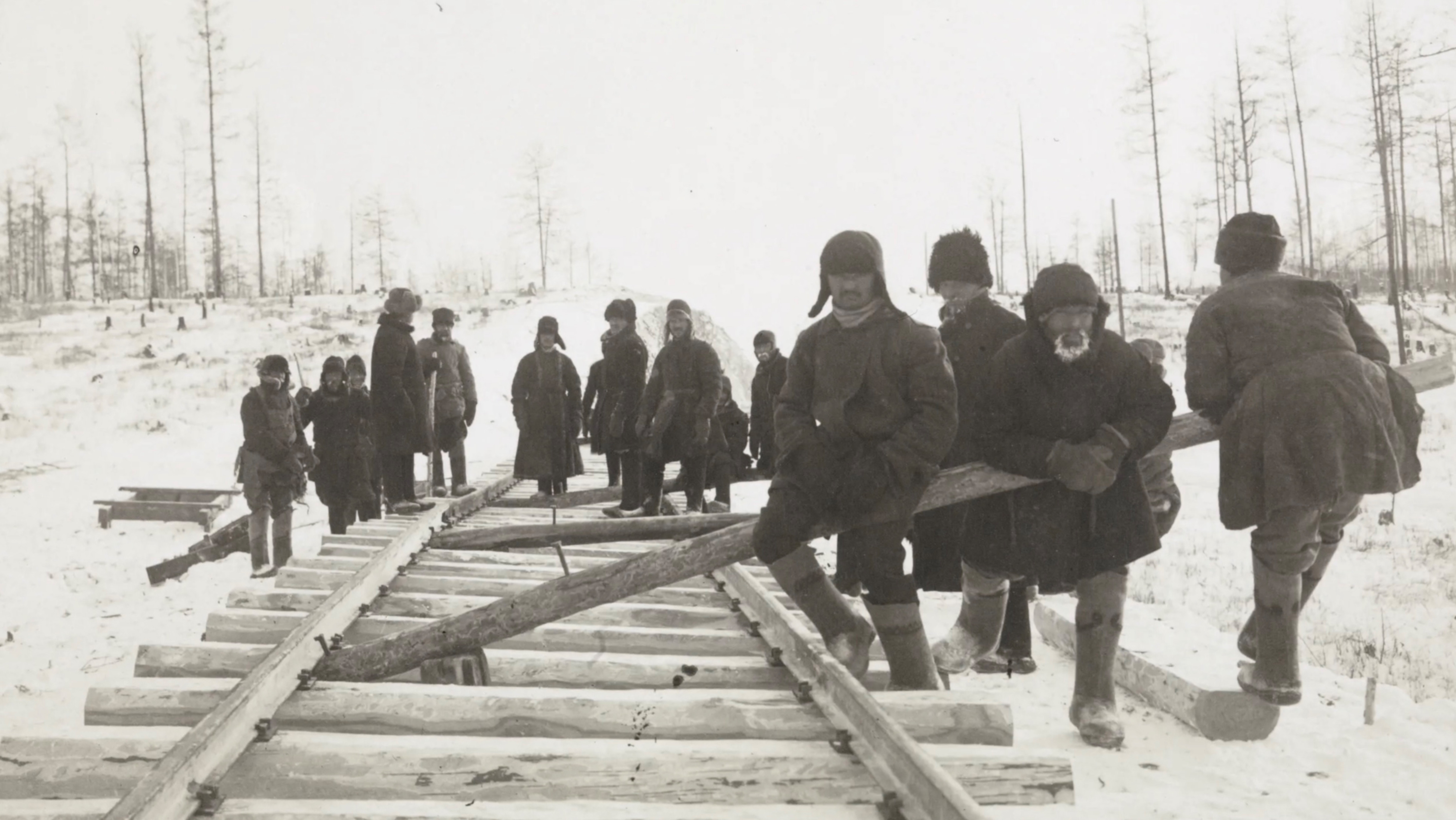 Заключенные на БАМ. Трудное начало магистрали в 1932 году