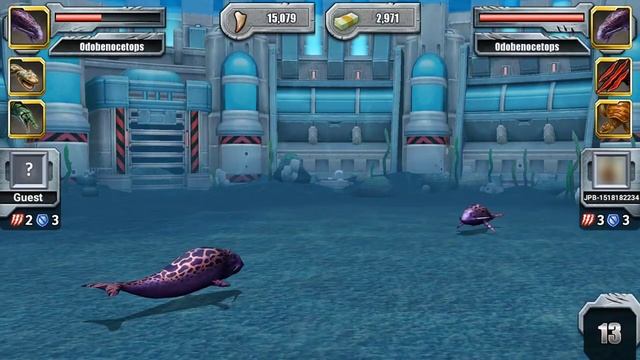 HELICOPRION VS MOSASAURUS - JURASSIC PARK BUILDER || AQUATIC TOURNAMENT смотреть онлайн