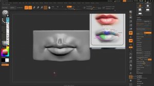 #anatomy #facialfeatures #lips How to sculpt lips in zbrush? With anatomy step by step.