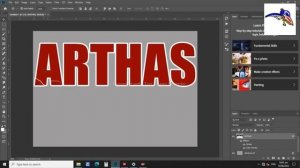 adobe photoshop.. paano nag crack na letters...