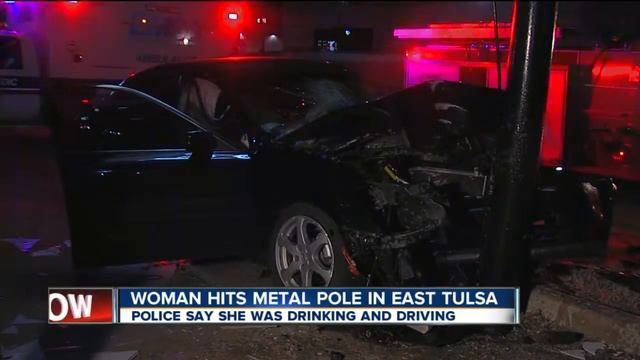 Drunk driver crashes into pole смотреть онлайн