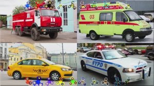 Пазлы ТРАНСПОРТ для детей! Развивающее видео - учим названия и звуки транспорта