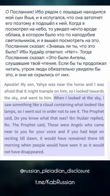 Пророк Ислама об Ангелах