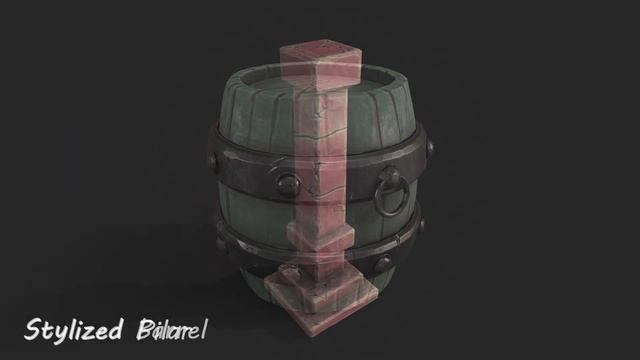 Stylized Low poly Props | Maya, ZBrush, Substance Painter