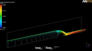 Ansys CFX: Free Surface Flow Over a Bump (tutorial)