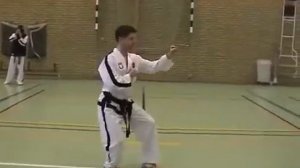 Чучхе видео тхэквондо туль Черный пояс 2 Дан хьенг 45 движений комплекс Juche Tul спорт Чу че Кодан
