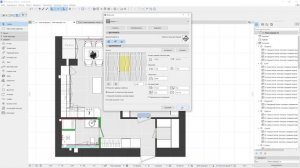 Штриховка дерева в Archicad