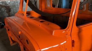 Покраска кабины а/м Урал.
