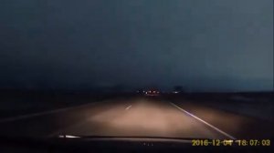 Meteor lights up the entire night sky