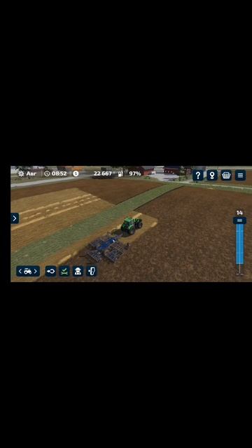 Трактор доитз на культивации 🚜farming simulator 23 👴#фермер