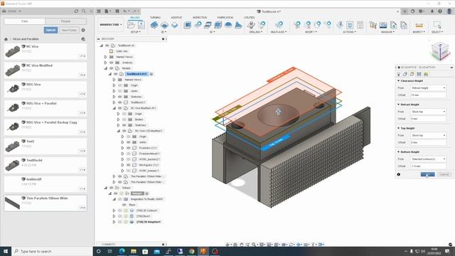 Fusion 360 - Importing vices and parallels for CAM simulations - Part 2 смотреть онлайн