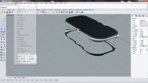 Rhinoceros modeling of mushroom 05 - Sweep two rails command