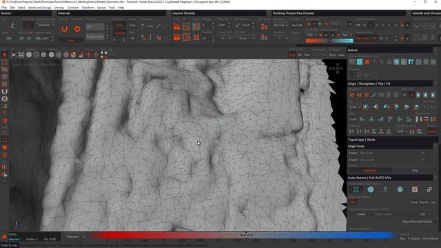 RizomUV Basics (2023): Geometry & Seam Selection
