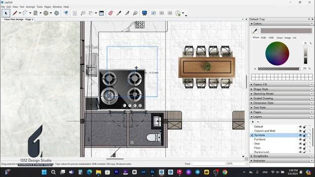Layout SketchUp Lesson#17 / Floor Plan Design in Layout SketchUp