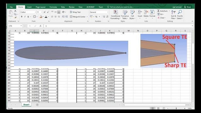 Airfoils import in Ansys Design Modeler