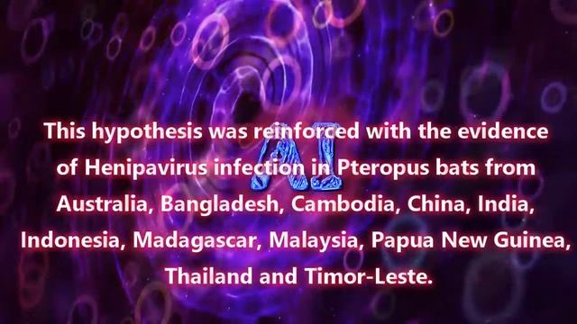 1 08 Nipah virus infection Natural host fruit bats AI