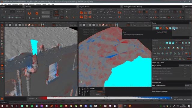 Photogrammetry tricks with RizomUV #8 - automatic quick unwrapping of problematic spots