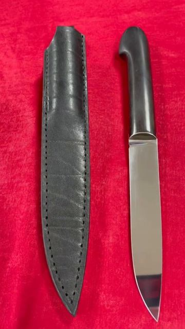 Нож ручной работы клинок д2 ручка чёрный граб ножные кожа натуральная смотреть онлайн