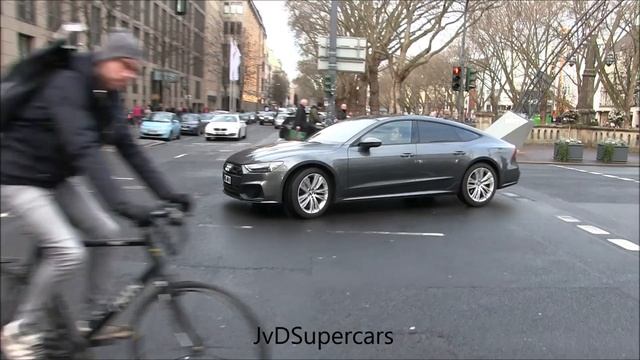 Supercars in Düsseldorf - Aventador S, 718 Cayman GT4, Brabus 800 G63, 991 Speedster, Audi SQ8... смотреть онлайн