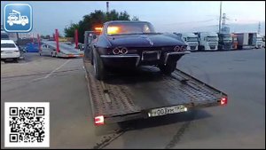 Эвакуатор Газель Некст c ломаной платформой на проспекте Ленина в Подольске