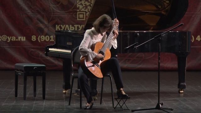 УЧАСТНИК №4 АСАЛБОНУ ЭРКИНОВА (номинация - инструментальное исполнительство - гитара - ХАБАНЕРА, Б.